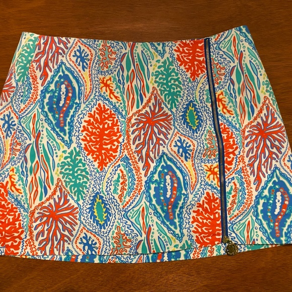 Lilly Pulitzer Auden Let Minnow Mini Skort - Picture 1 of 6
